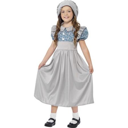 Middeleeuwen & Renaissance Kostuum | Victoriaans Engels Schoolmeisje Kostuum | Large | Carnaval kostuum | Verkleedkleding